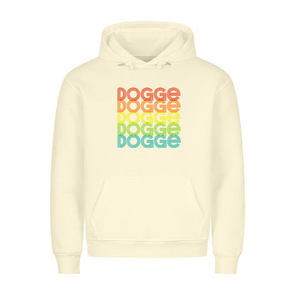 Premium Hoodie "Deutsche Dogge - RETRO 2" Beige – hunde-shirt.de
