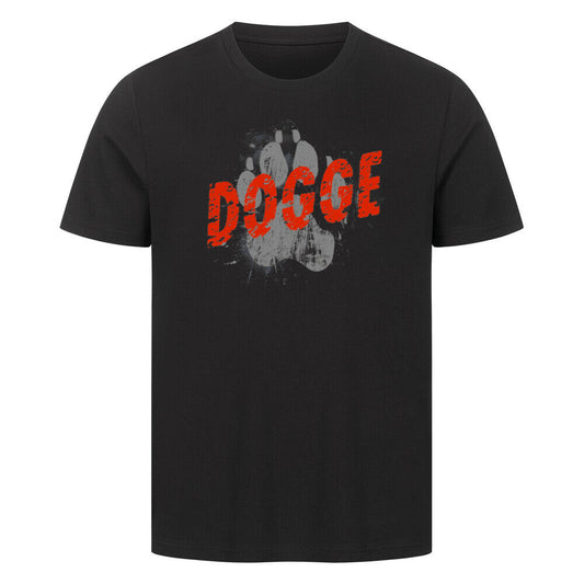 Premium T-Shirt "Deutsche Dogge - PAW" Schwarz – hunde-shirt.de