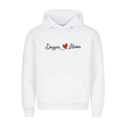 Premium Hoodie "Deutsche Dogge - Mama" Weiß – hunde-shirt.de