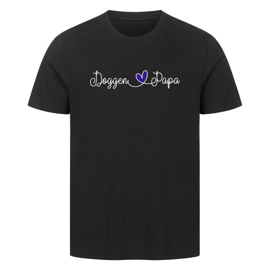 Premium T-Shirt "Deutsche Dogge - Papa" Schwarz – hunde-shirt.de