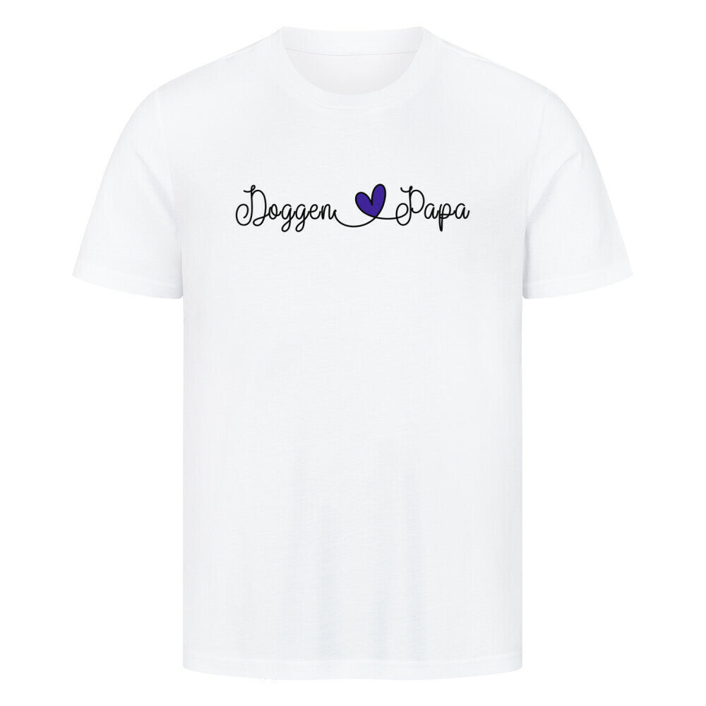 Premium T-Shirt "Deutsche Dogge - Papa" Weiß – hunde-shirt.de