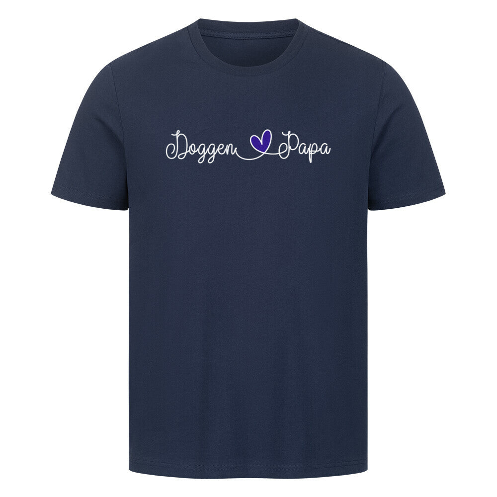 Premium T-Shirt "Deutsche Dogge - Papa" French Navy – hunde-shirt.de