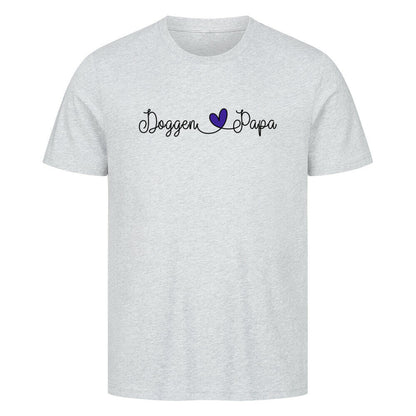 Premium T-Shirt "Deutsche Dogge - Papa" Heather Grey – hunde-shirt.de