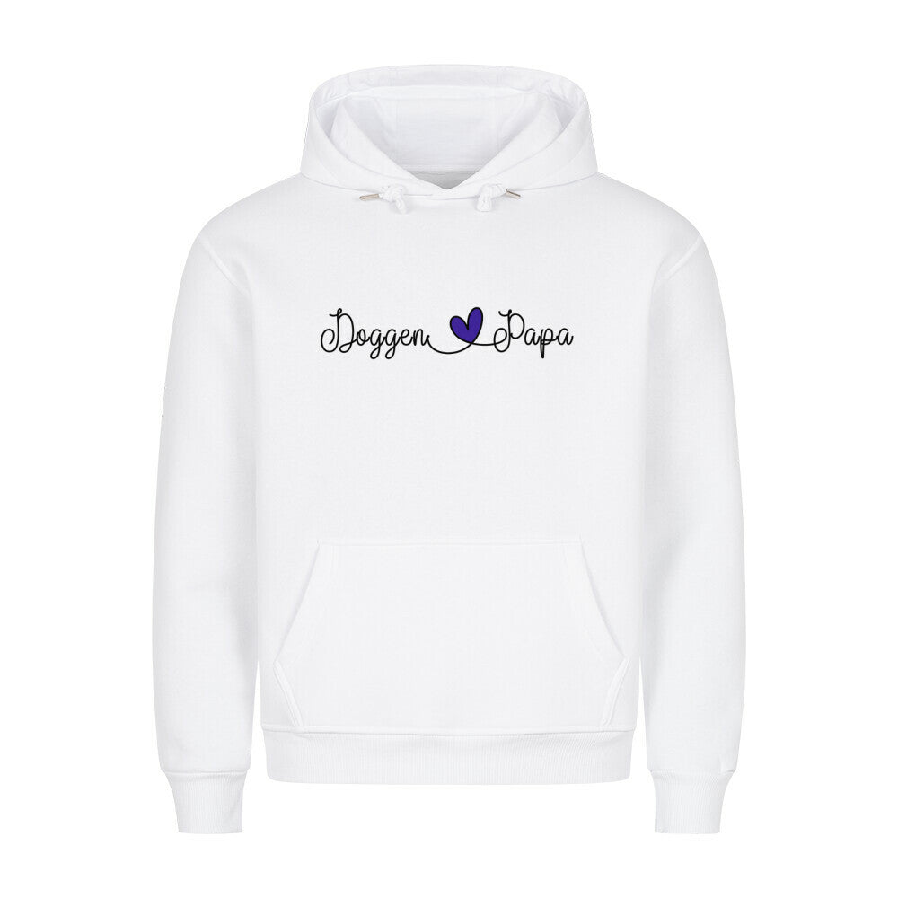 Premium Hoodie "Deutsche Dogge - Papa" Weiß – hunde-shirt.de