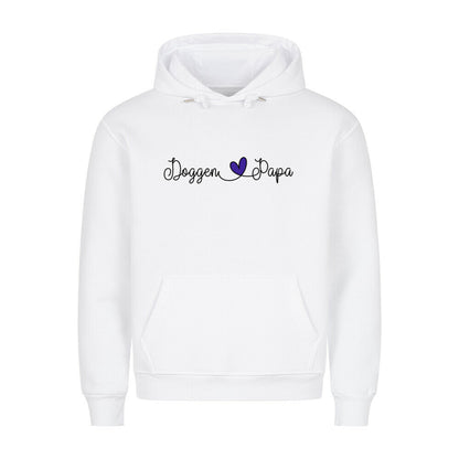 Premium Hoodie "Deutsche Dogge - Papa" Weiß – hunde-shirt.de