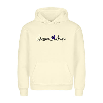 Premium Hoodie "Deutsche Dogge - Papa" Beige – hunde-shirt.de