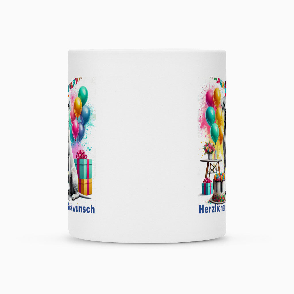 Tasse "Dogo Argentino - Herzlichen Glückwunsch" – hunde-shirt.de