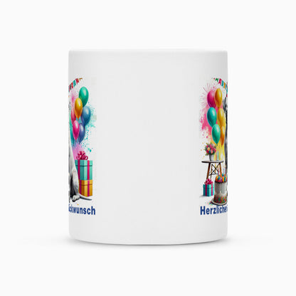 Tasse "Dogo Argentino - Herzlichen Glückwunsch" – hunde-shirt.de