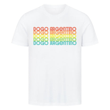 Premium T-Shirt "Dogo Argentino - RETRO" Weiß – hunde-shirt.de