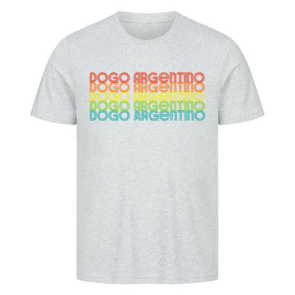 Premium T-Shirt "Dogo Argentino - RETRO" Heather Grey – hunde-shirt.de