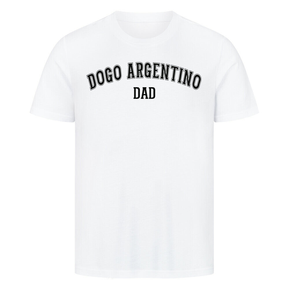 Premium T-Shirt "Dogo Argentino - DAD" Weiß – hunde-shirt.de