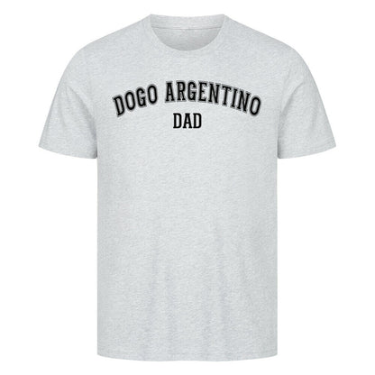 Premium T-Shirt "Dogo Argentino - DAD" Heather Grey – hunde-shirt.de
