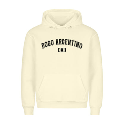 Premium Hoodie "Dogo Argentino - DAD" Beige – hunde-shirt.de