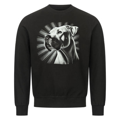 Premium Sweatshirt "Dogo Argentino - Bright" Schwarz – hunde-shirt.de