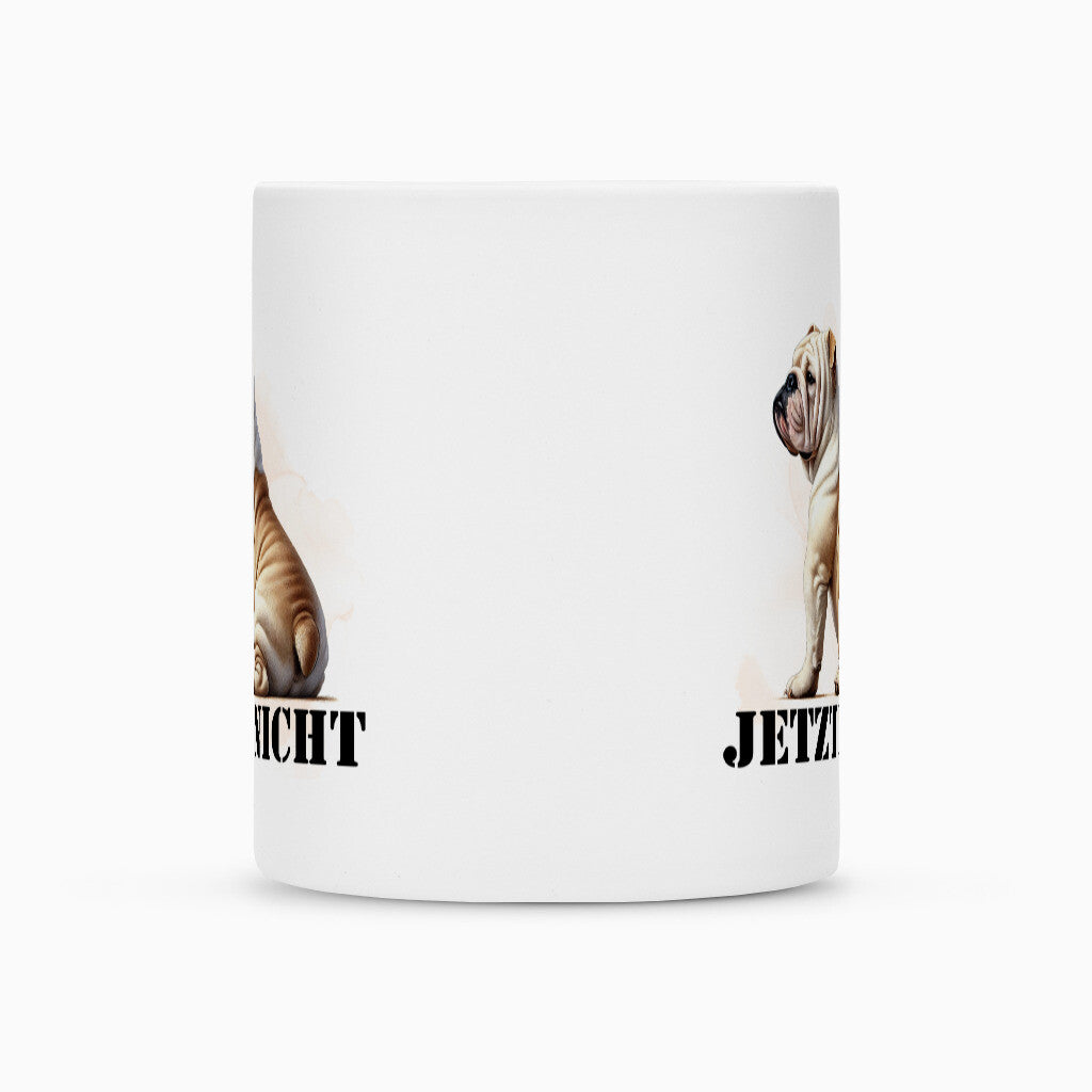 Tasse "English Bulldog - JETZT NICHT" – hunde-shirt.de
