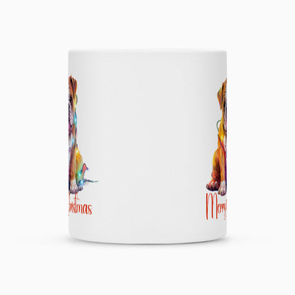 Tasse "English Bulldog - Merry Christmas" – hunde-shirt.de