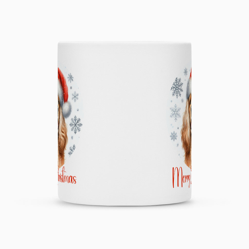 Tasse "English Cocker Spaniel - Merry Christmas" – hunde-shirt.de