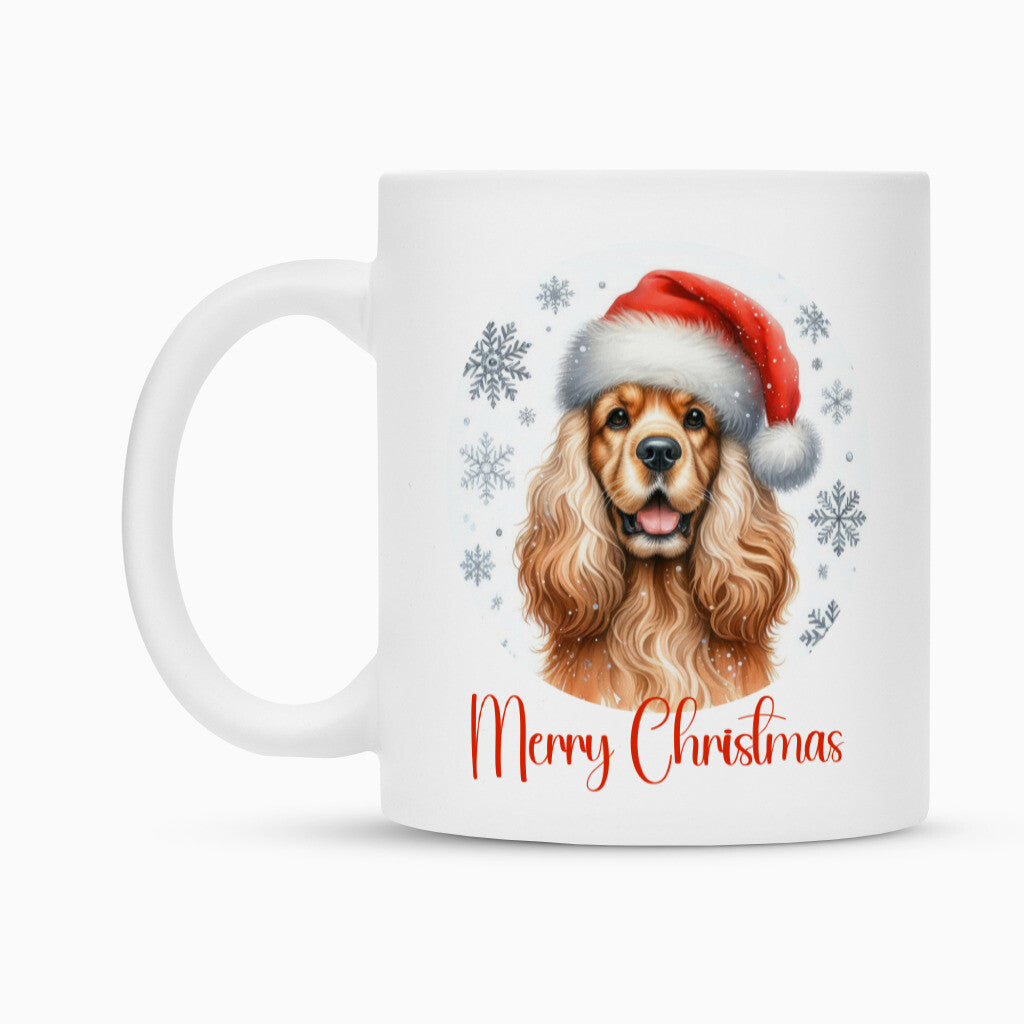 Tasse "English Cocker Spaniel - Merry Christmas" – hunde-shirt.de