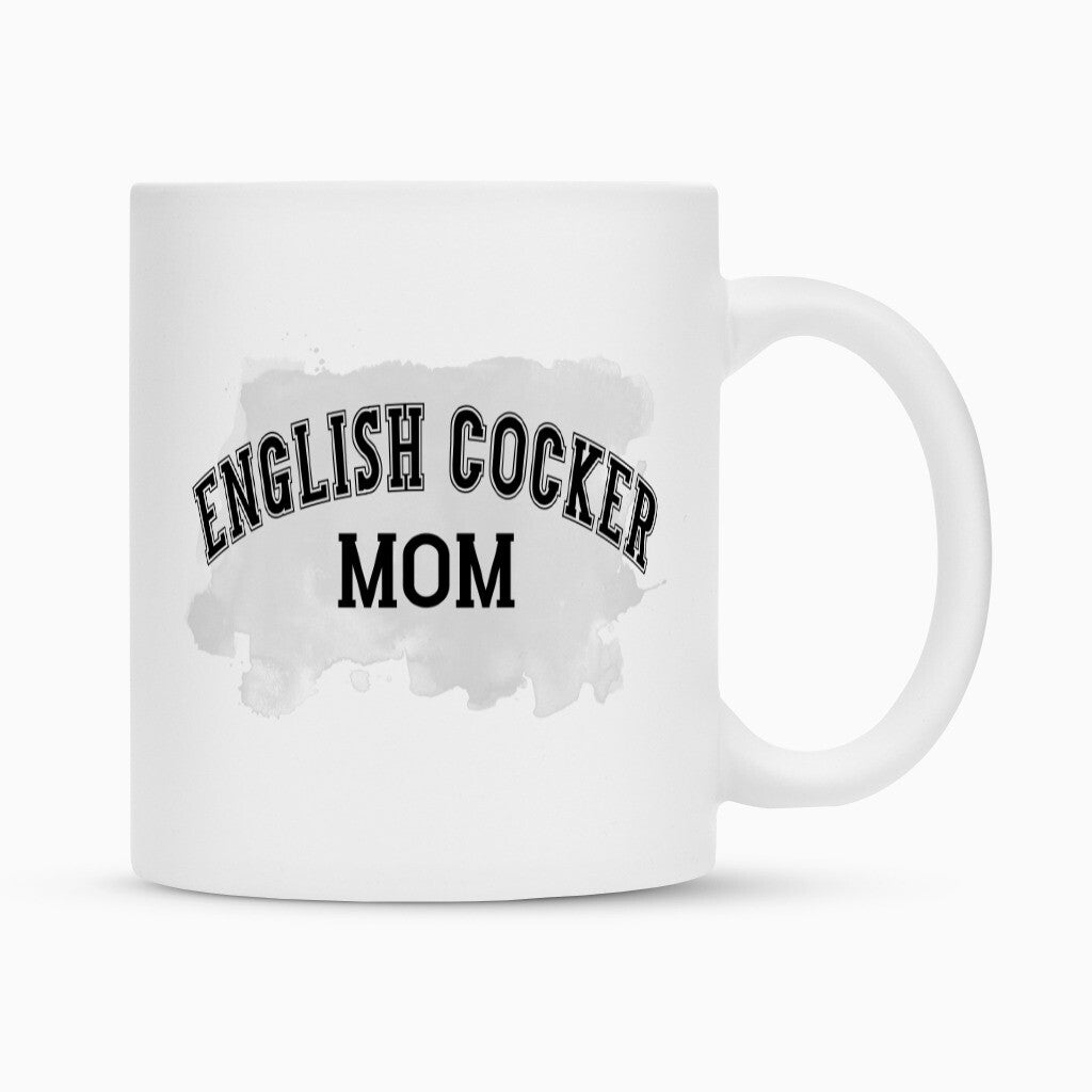 Tasse "English Cocker Spaniel - MOM" Weiß – hunde-shirt.de