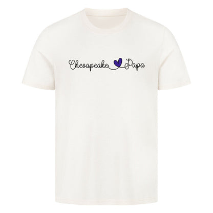Premium T-Shirt "Chesapeake Bay - Papa" Natural Raw – hunde-shirt.de