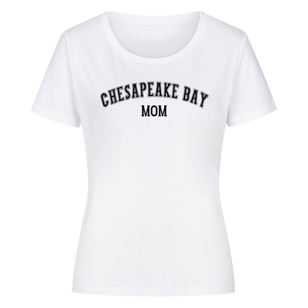 Premium Organic Damen-Shirt "Chesapeake Bay - MOM" Weiß – hunde-shirt.de
