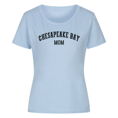 Premium Organic Damen-Shirt "Chesapeake Bay - MOM" Sky Blue – hunde-shirt.de