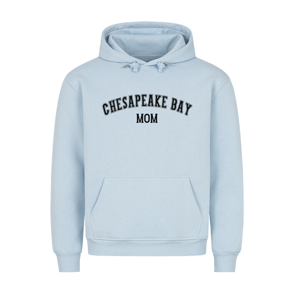 Premium Hoodie "Chesapeake Bay - MOM" Babyblau – hunde-shirt.de