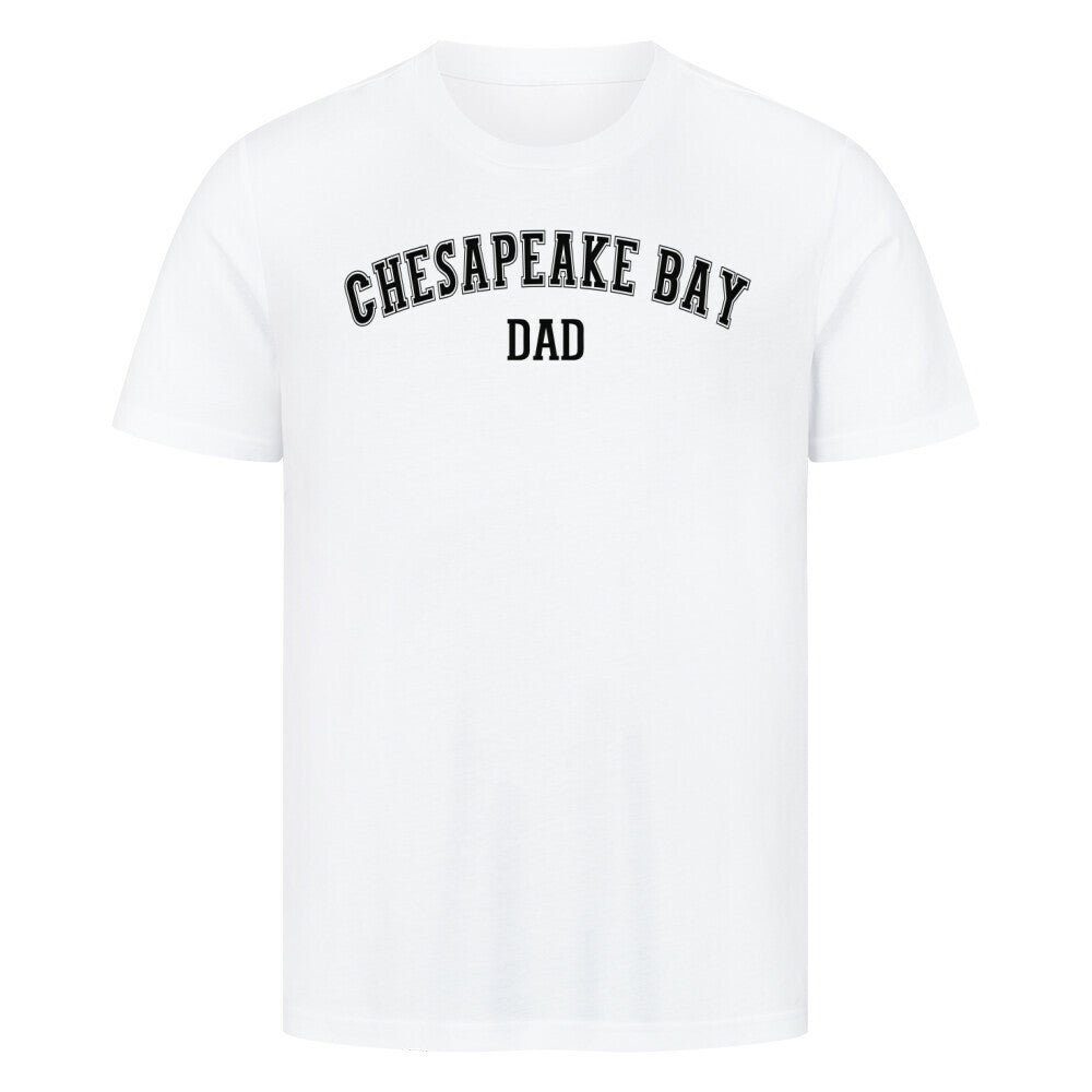 Premium T-Shirt "Chesapeake Bay - DAD" Weiß – hunde-shirt.de