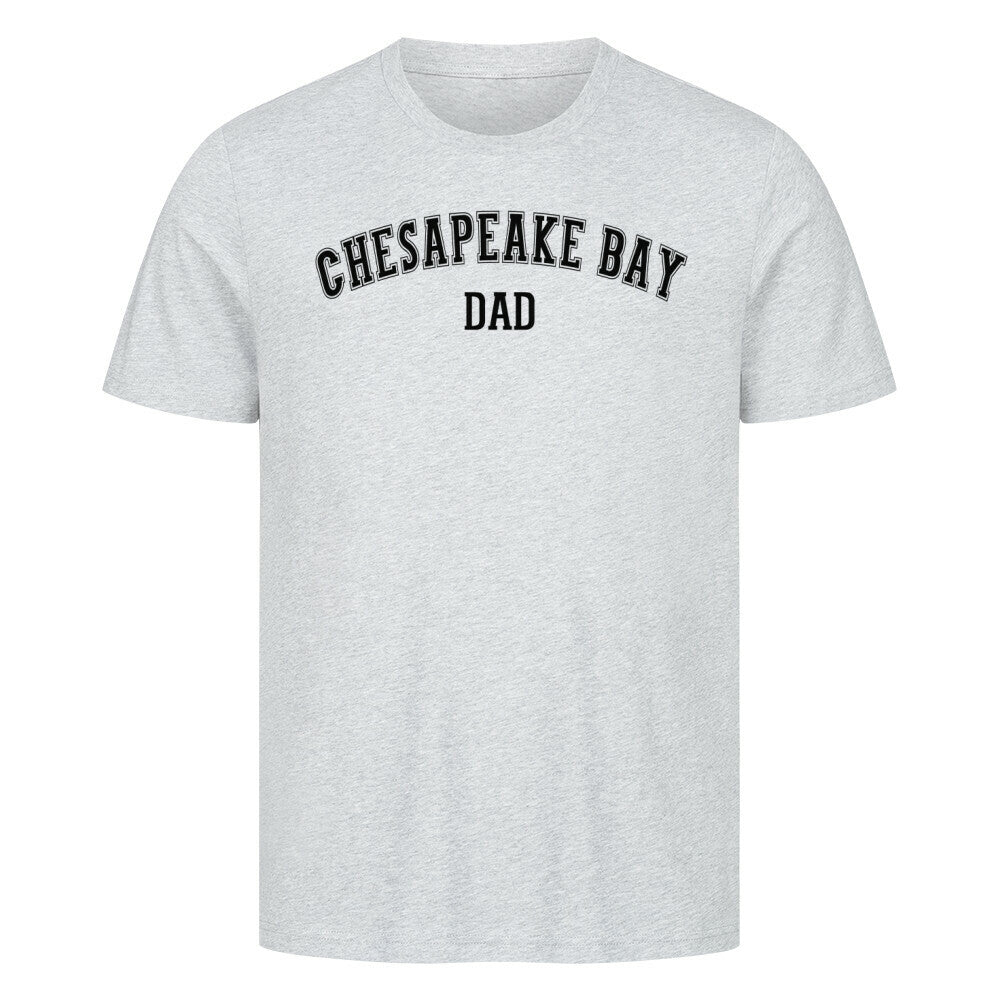 Premium T-Shirt "Chesapeake Bay - DAD" Heather Grey – hunde-shirt.de