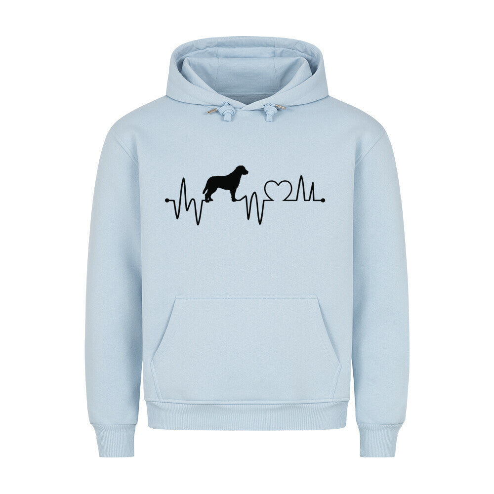 Premium Hoodie "Chesapeake Bay - Heartbeat" Babyblau – hunde-shirt.de