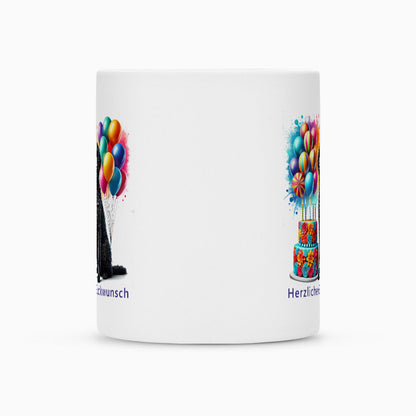 Tasse "Curly Coated - Herzlichen Glückwunsch" – hunde-shirt.de