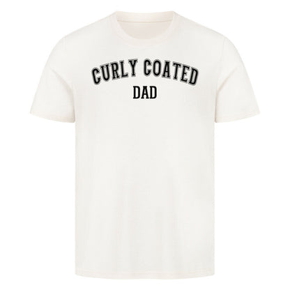 Premium T-Shirt "Curly Coated - DAD" Natural Raw – hunde-shirt.de