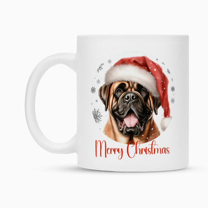 Tasse "English Mastiff - Merry Christmas" – hunde-shirt.de