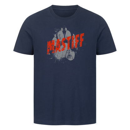 Premium T-Shirt "English Mastiff - PAW" French Navy – hunde-shirt.de
