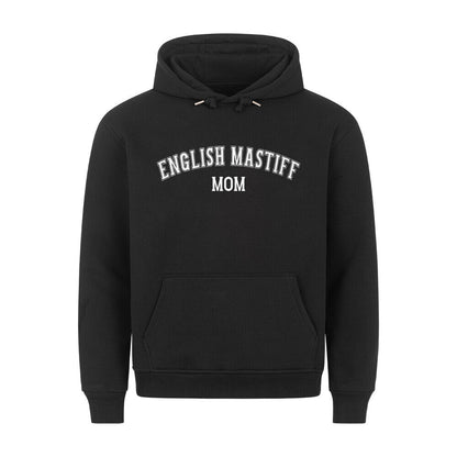 Premium Hoodie "English Mastiff - MOM" Schwarz – hunde-shirt.de