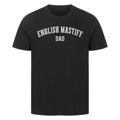 Premium T-Shirt "English Mastiff - DAD" Schwarz – hunde-shirt.de