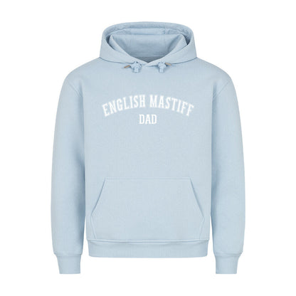 Premium Hoodie "English Mastiff - DAD" Babyblau – hunde-shirt.de