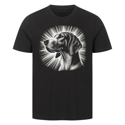Premium T-Shirt "English Foxhound - Shine" Schwarz – hunde-shirt.de
