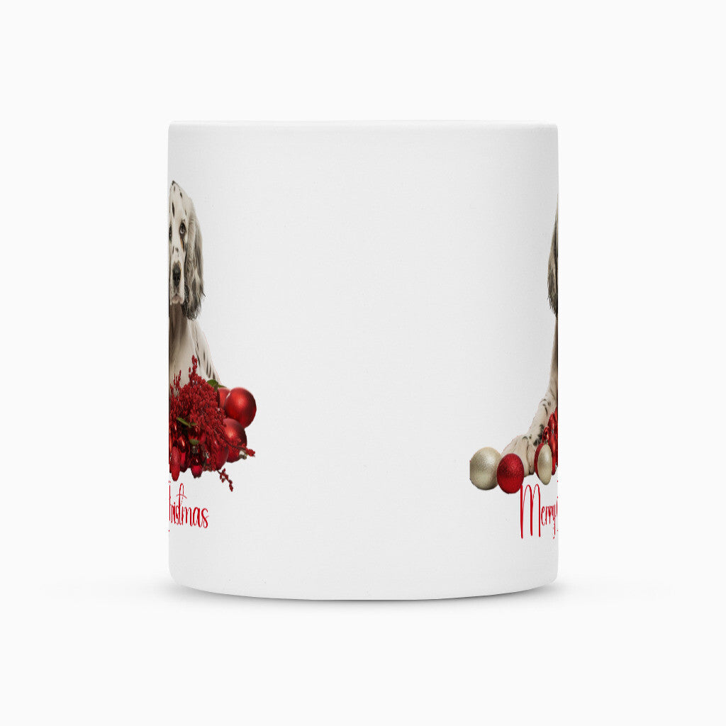 Tasse "English Setter - Merry Christmas" – hunde-shirt.de