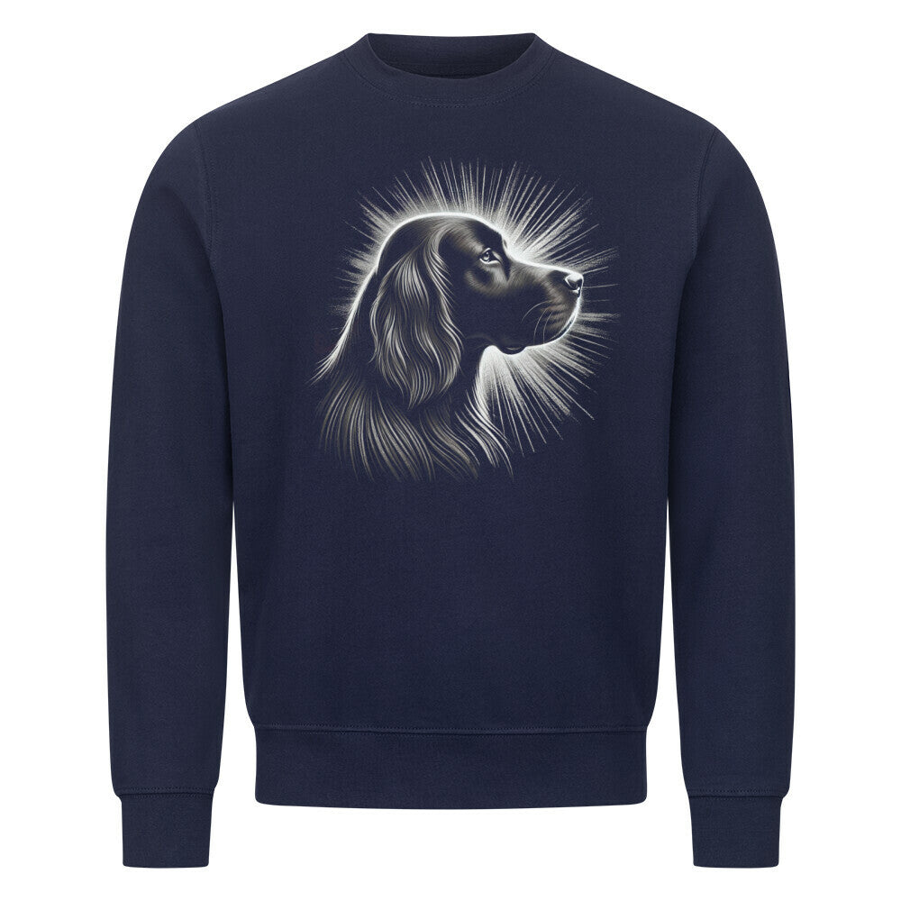 Premium Sweatshirt "English Setter - Shine" Navy Blue – hunde-shirt.de