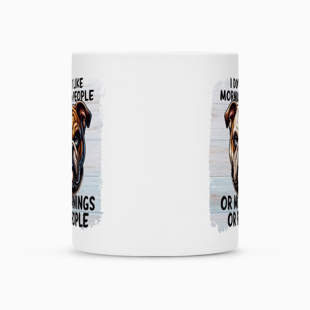 Tasse "American Bulldog - Morning People" – hunde-shirt.de