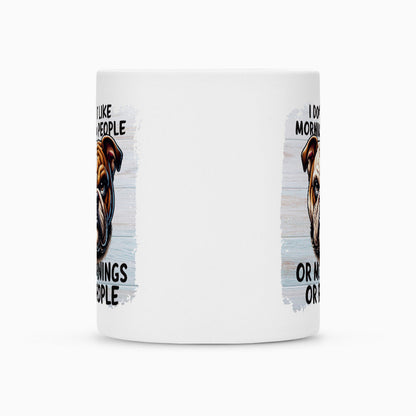 Tasse "American Bulldog - Morning People" – hunde-shirt.de