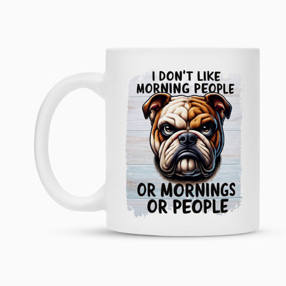 Tasse "American Bulldog - Morning People" – hunde-shirt.de