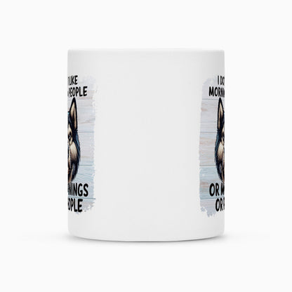 Tasse "Alskan Malamute - Morning People" – hunde-shirt.de