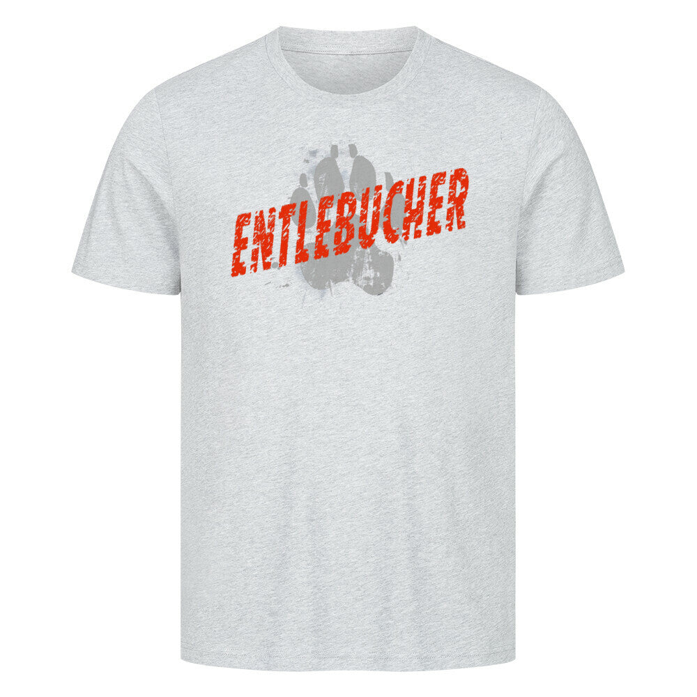 Premium T-Shirt "Entlebucher Sennenhund - PAW" Heather Grey – hunde-shirt.de