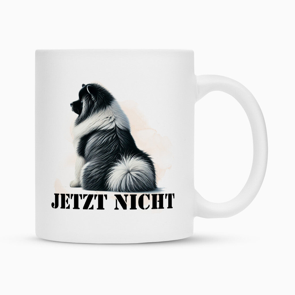 Tasse "Eurasier - JETZT NICHT" Weiß – hunde-shirt.de