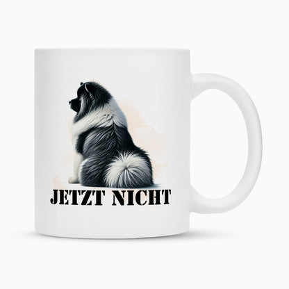 Tasse "Eurasier - JETZT NICHT" Weiß – hunde-shirt.de