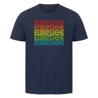 Premium T-Shirt "Eurasier - RETRO" French Navy – hunde-shirt.de