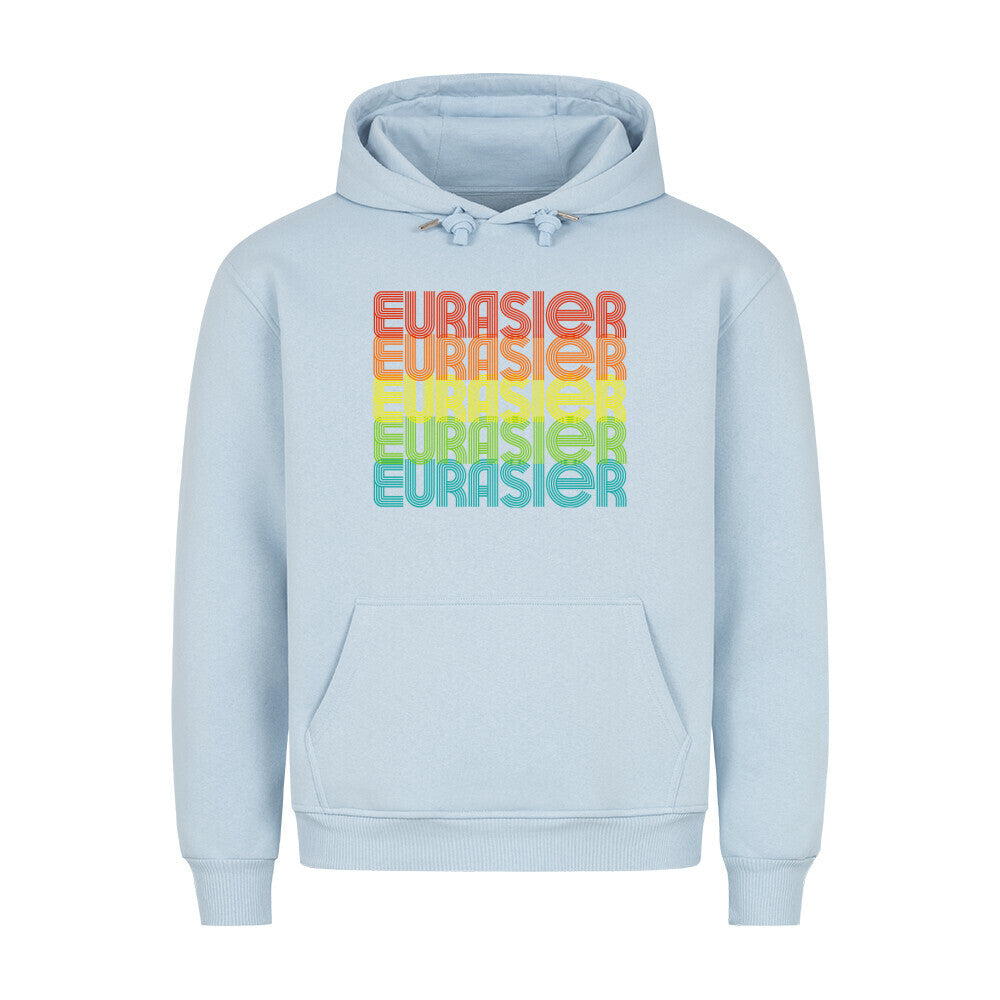 Premium Hoodie "Eurasier - RETRO" Babyblau – hunde-shirt.de