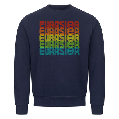 Premium Sweatshirt "Eurasier - RETRO" Navy Blue – hunde-shirt.de